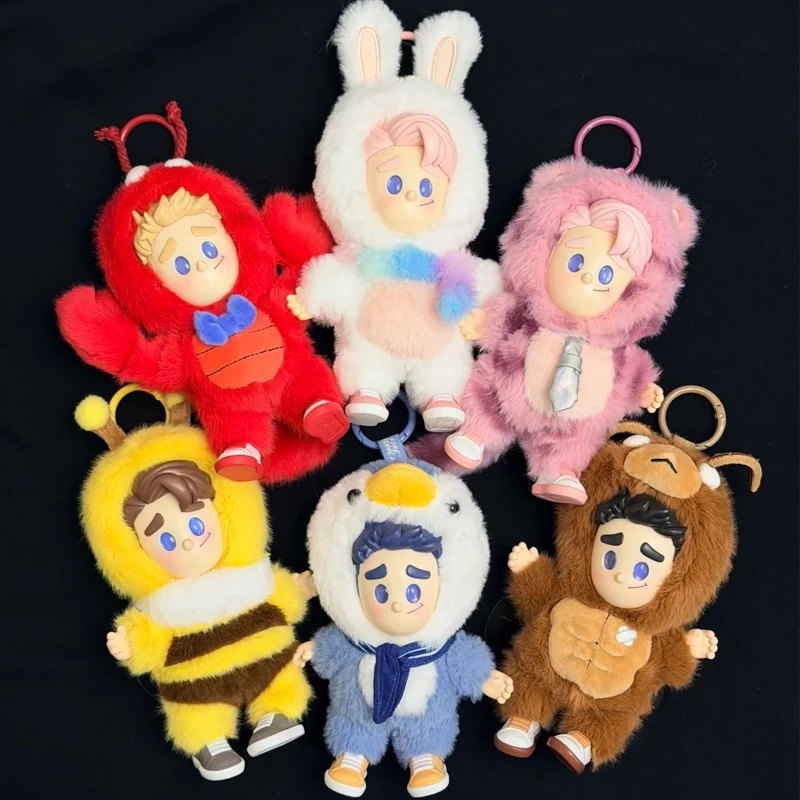 

FORERUNNER Hello Friend Series Blind Box Cute Animal Figure Surprised Box Trendy Model Ornament Mystery Pendant Toys Boys Gifts