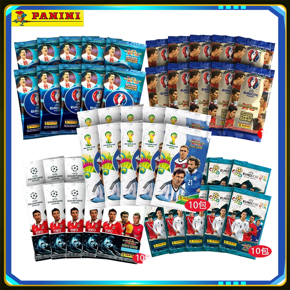 PANINI Soccer Star Cards Single Pack World Cup Euro Champions League FIFA Football Cards Collectible Sports Cards Souvenir Gift