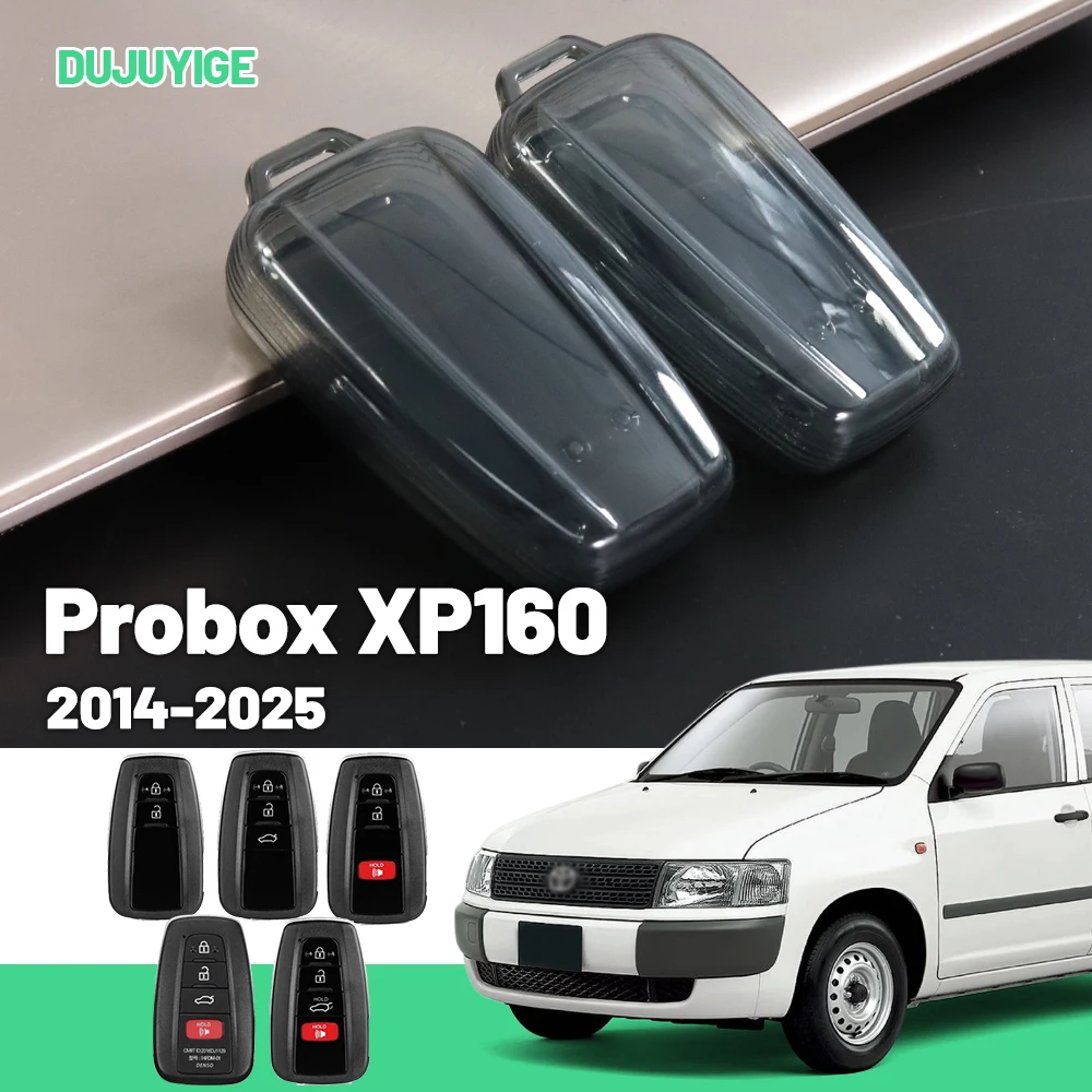 

Прозрачный чехол для автомобильного ключа из ТПУ для Toyota Probox XP160 2014-2026, защитный чехол-накладка для брелока, автоаксессуары 2015 2016 2017 2018 2019