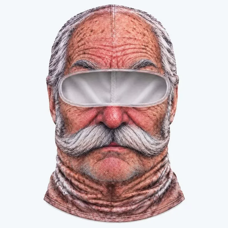 7 styles Summer and Winter Funny Cycling Mask Hat Funny Headgear Outdoor Sports Headgear Cycling Sunscreen Neck Mask Funny Mask
