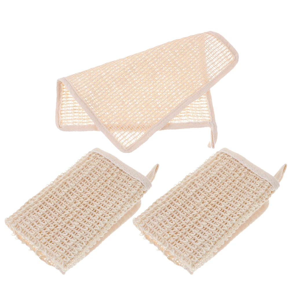 3 個のフェイスタオルセット綿ラミー手ぬぐい顔用大人用小さなタオル浴室洗濯油除去穏やかな吸収性スキンケア