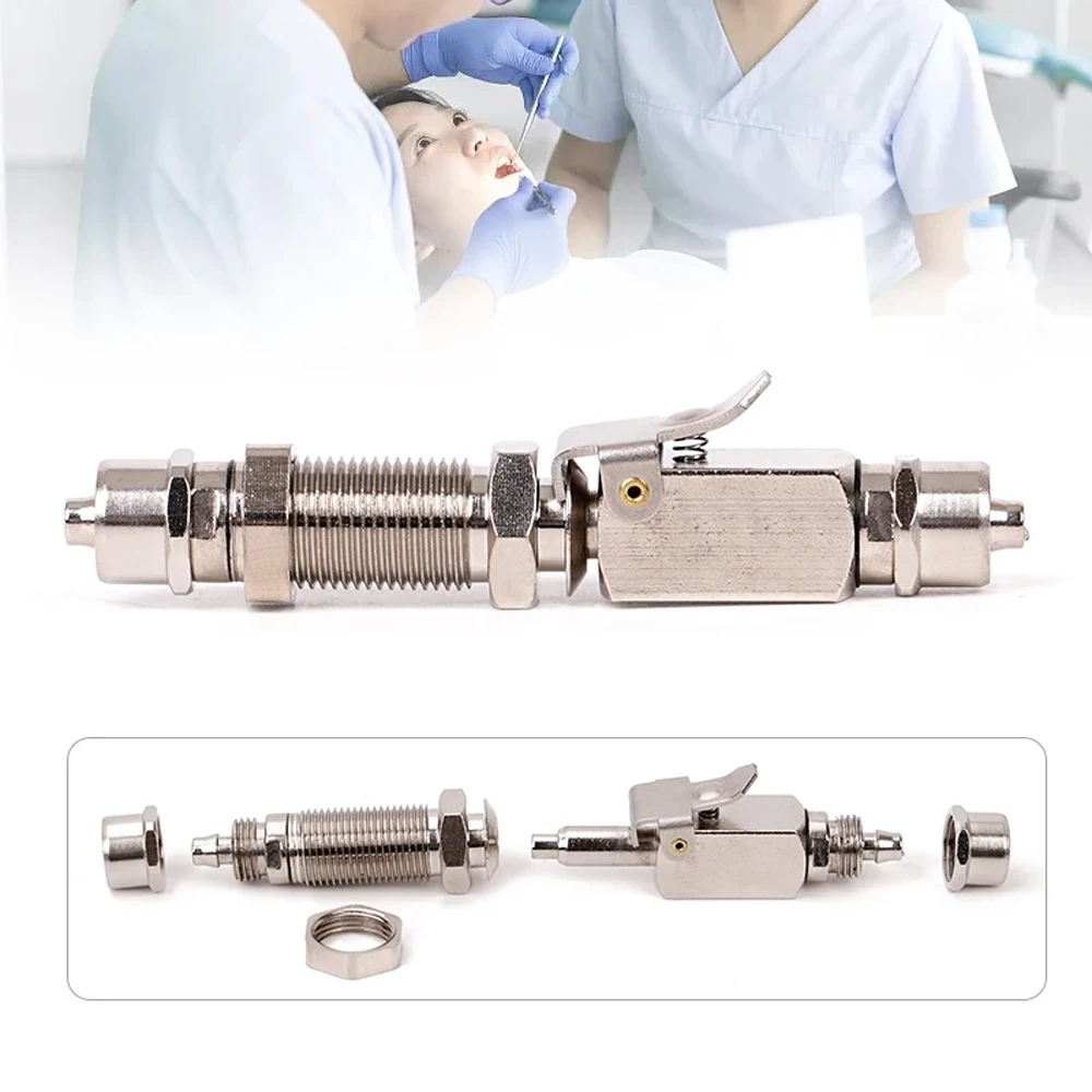 Stainless Steel Dental Air Water Quick Connector for Dental Ultrasonic Scaler Laboratorio Dental Tools