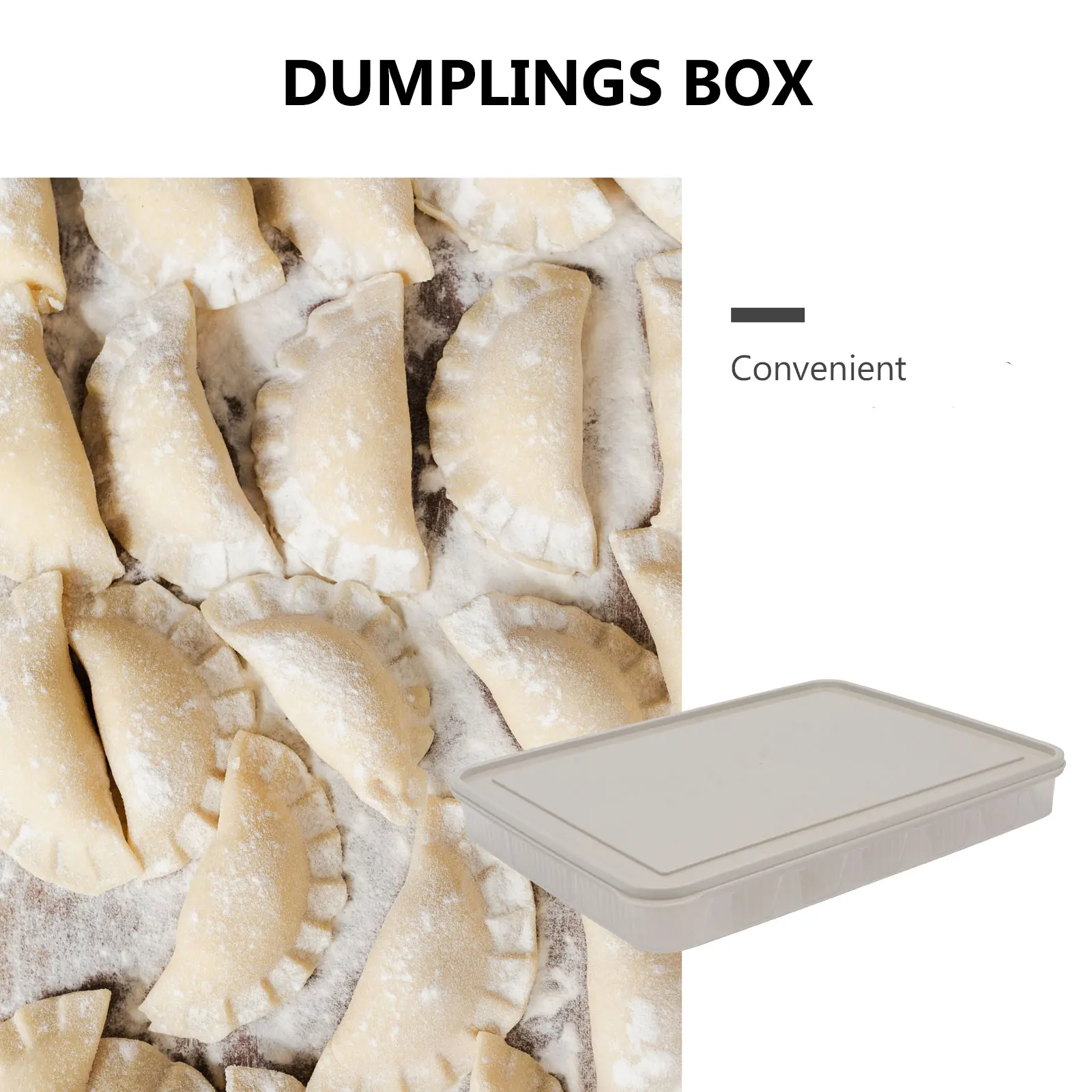 

Dumpling Box Containers Lids Household Kitchenware Storage Sealing Dumplings Box Keep Compartmentalize