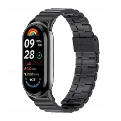 For Xiaomi Smart Band 9 Metal Strap For Xiaomi Mi Band 9 Smartwatch Accessories Wristband for xiaomi mi band 8 Bracelet Correas