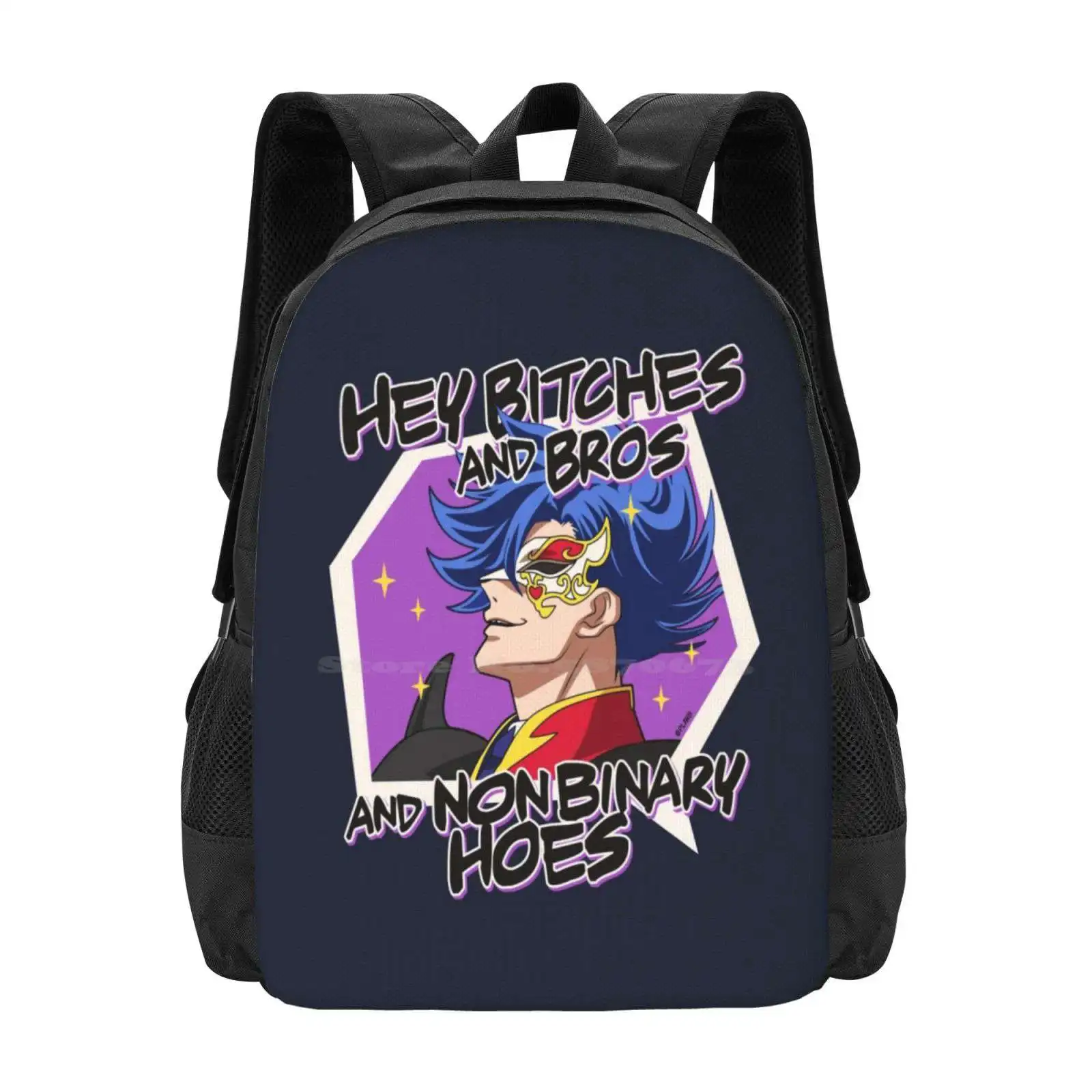 Even Adam Is Inclusive School Bags Travel Laptop Backpack Sk8 The Infinity Adam Matador Of Love Sk8 Infinity Anime Ainosuke