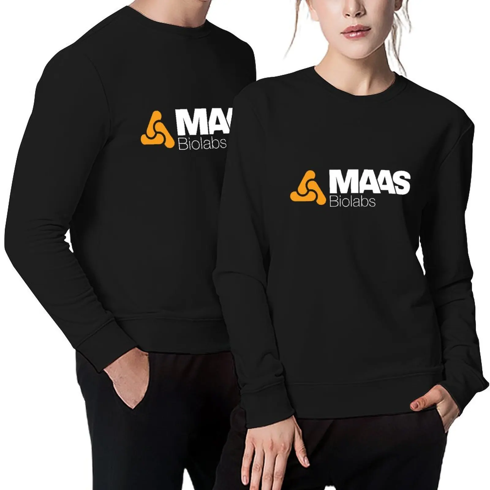 

MAAS Biolabs Corporate Logo - White Pullover men clothes autumn autumn new products tracksuits sweatshirt male