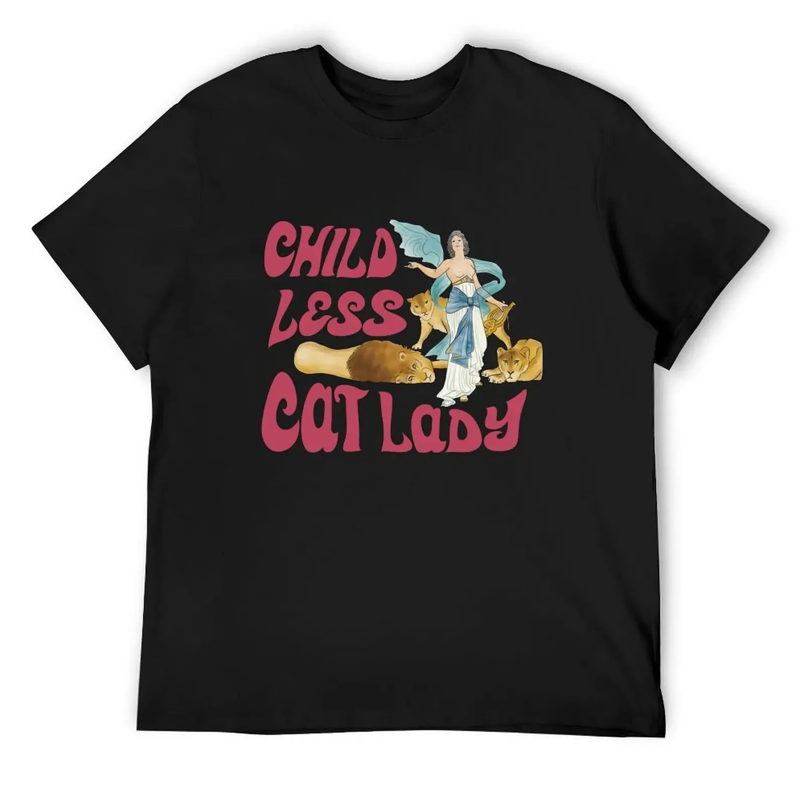 Childless Cat Circe T-Shirt plus size tops cute tops Short sleeve tee funny t shirts for men