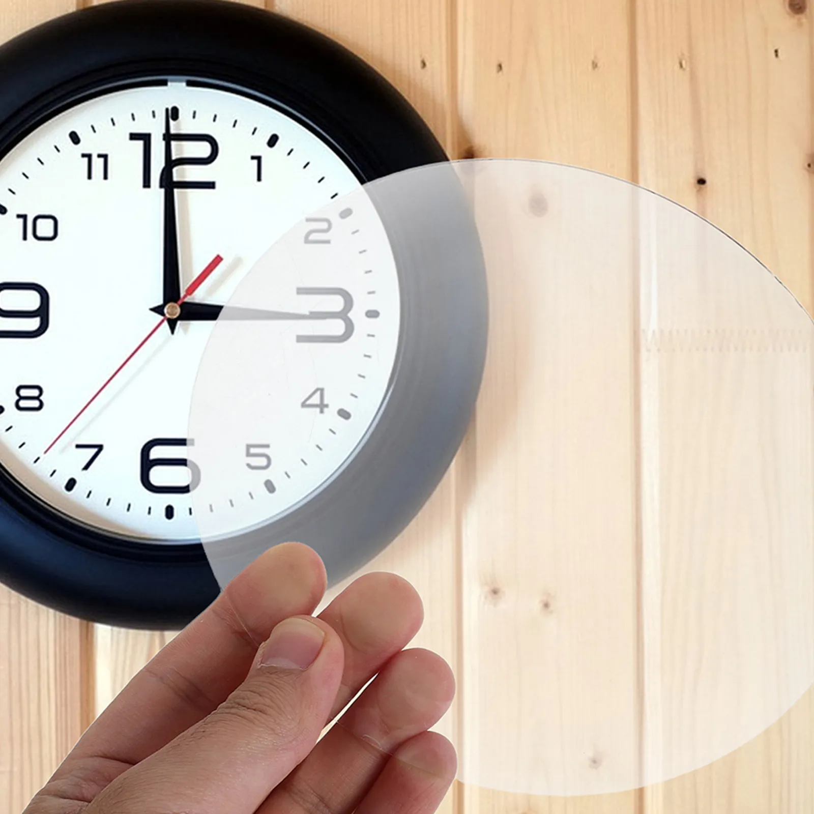 Wall Clock Glass Dome Replacement 12 Inch Convex Transparent Cover DIY Repair Home Restoration Accessory