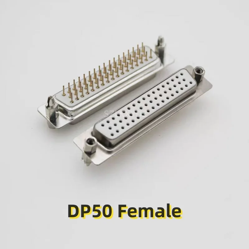 1PCS/LOT DB50 DP50 Male/DP50 Female  Male pins Female hole Welded plate with riveted harpoon fixing screws