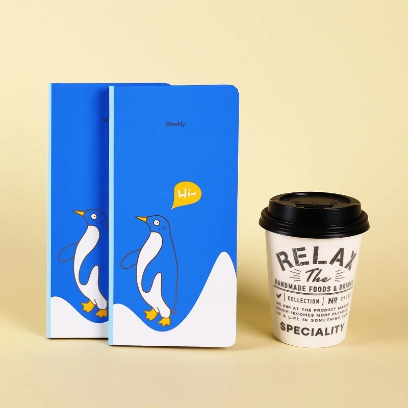 Kinbor Plano Semanal Hand Book, Grade, Inner 176 Page Notebooks, Escola e escritório, Kawaii Papelaria Suprimentos