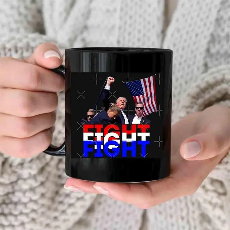 President Cup 11oz Ceramic President Attempt Assassination Mug Makes Me Stronger President Warrior Coffee Mug 2024 Vote