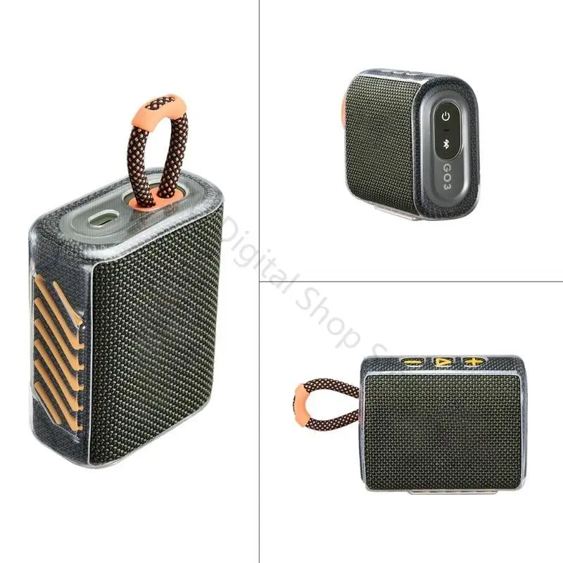 96BA Weiche Silikon Schutzhülle für GO 3 Bluetooth-kompatibel Lautsprecher Fällen Halter Ersatzteile – Detail 5