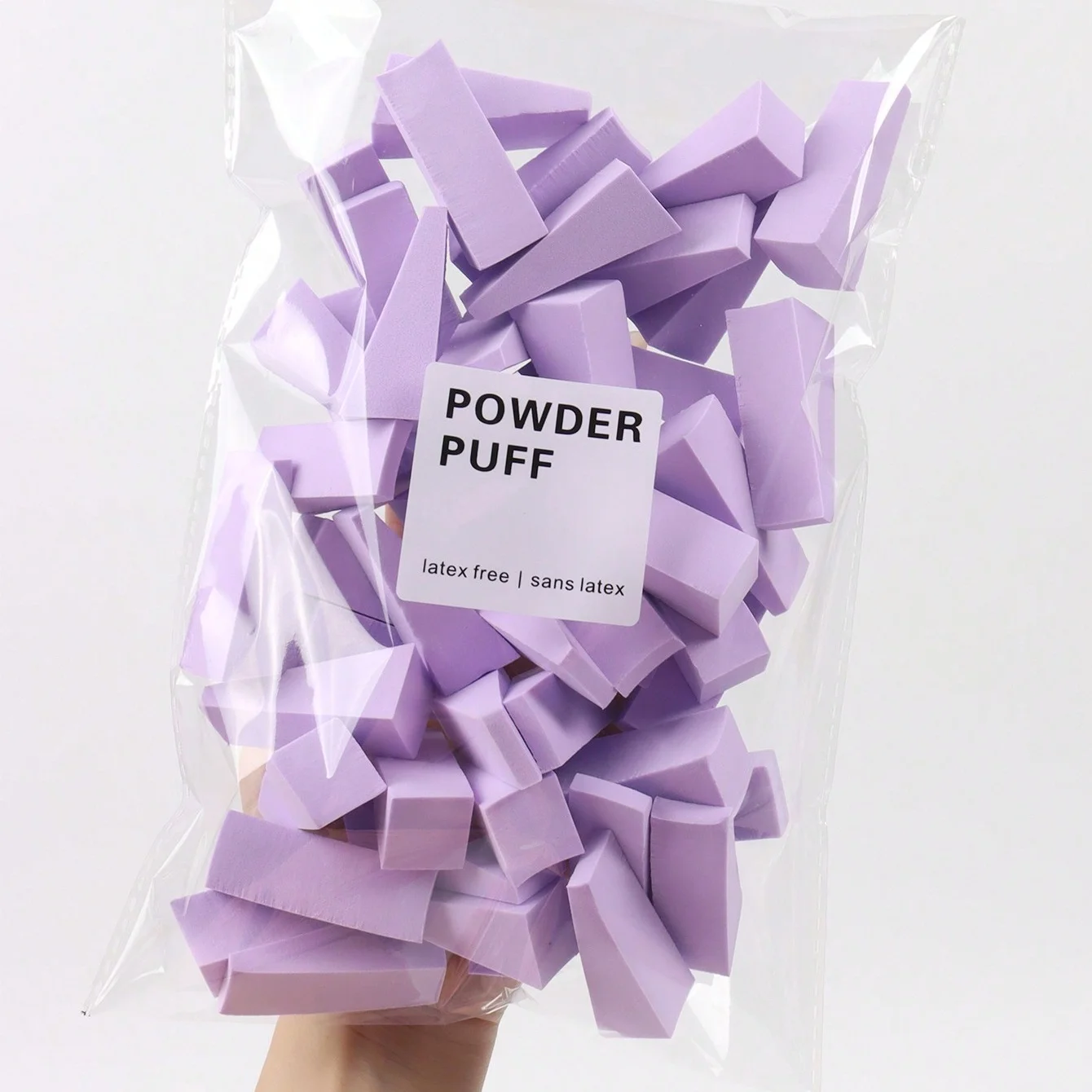 Éponge de maquillage douce, fond de teint pour le visage, correcteur, crème, mélange de poudre, bouffante de frottis, outil cosmétique, 50 pièces