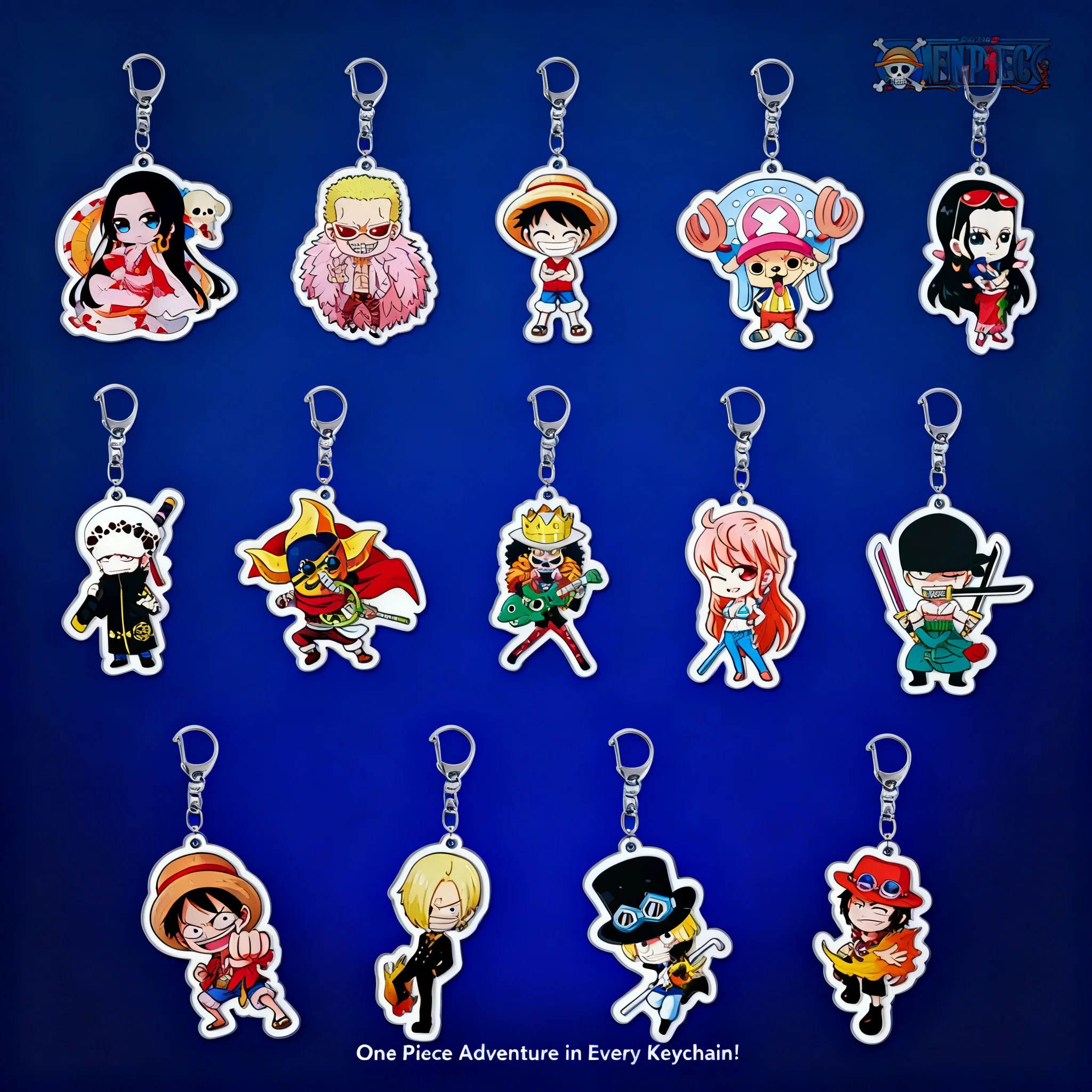 

Акриловый брелок One Piece: Монки Д. Луффи, Ророноа Зоро – подвеска для рюкзака, аниме-аксессуар для фанатов, подарок для косплея