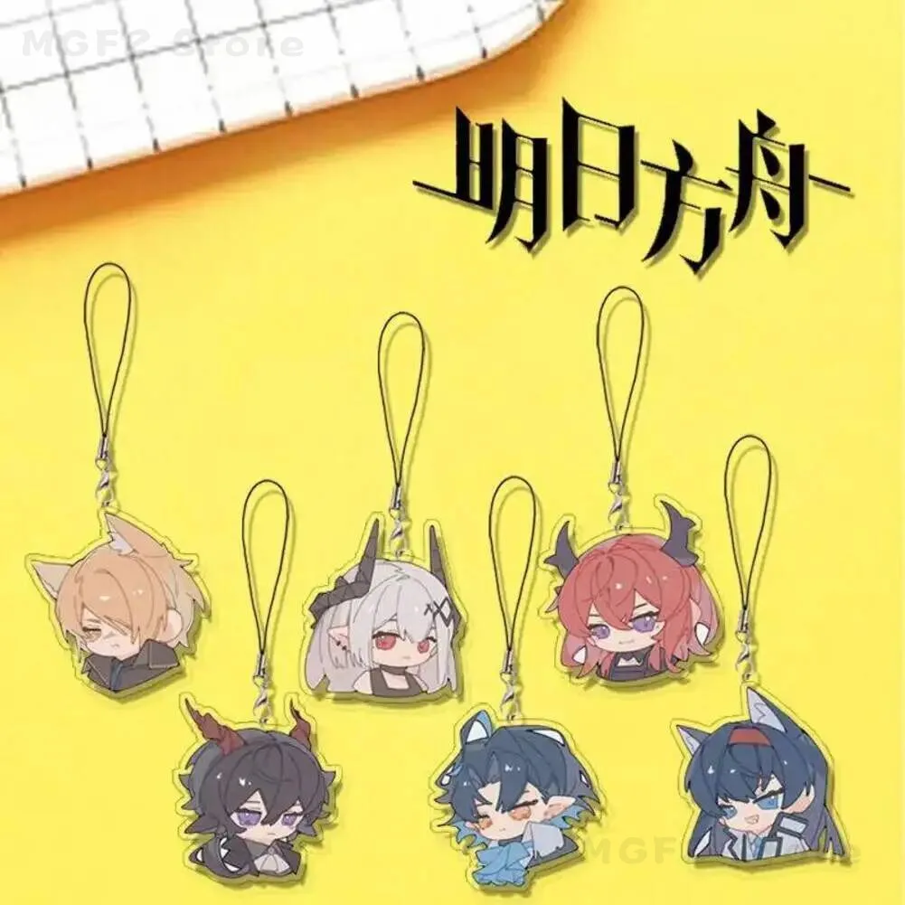 

Ebenholz Arknights Lumen Mudrock Mobile Phone Lanyard KeyChain Men Women Print Figure Hanging Anime Key Rope Pendant Fan Gift