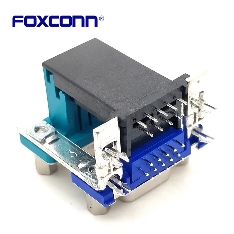 Foxconn DM12241-H5015-4F VGA Go Public 9PIN Down Mother 15PINconn Connector