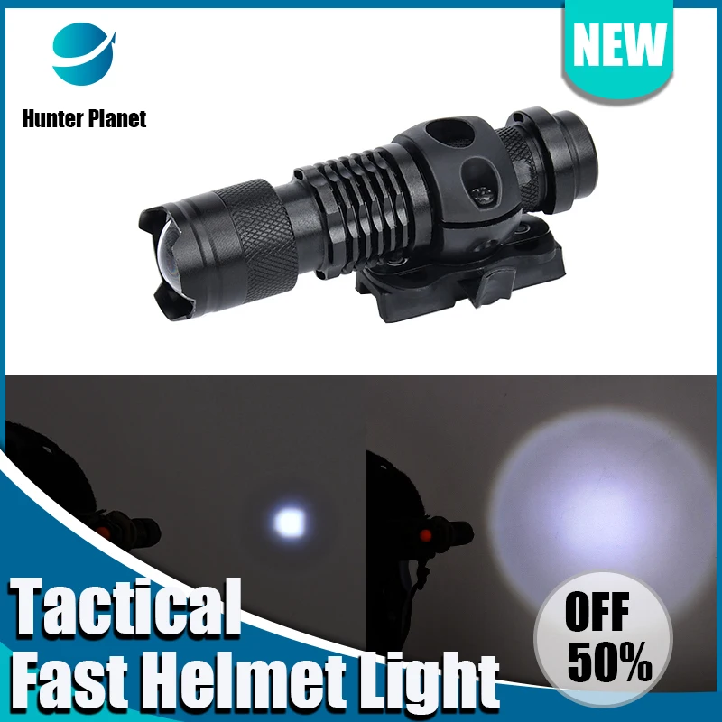 

Tactical Military Fast Helmet Light WADSN Tactical Flashlight AIrsoft Strobe Constant Moment Helmet Lamp With White Scout Light