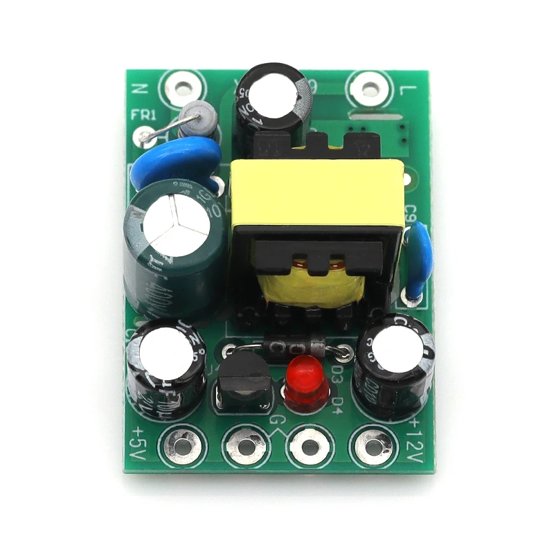1-5Pcs AC-DC 110-220V Switching power supply module AC-DC isolation input output 5V /12V /100mA /500mA