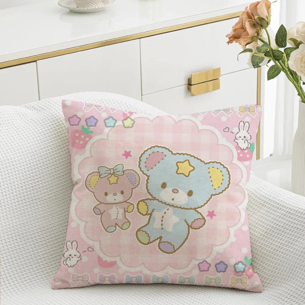 Cushion Cover Sugarbunnies Pillow Covers Decorative Luxury Living Room Decoration Home and Decoration Sofa Cushions Cover 45x45