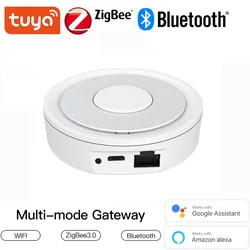 HomeKit ZigBee Gateway Hub Smart Home Bridge ZigBee APP Remote Control Works with Apple HomeKit Alexa Google Home Tuya SmartLife