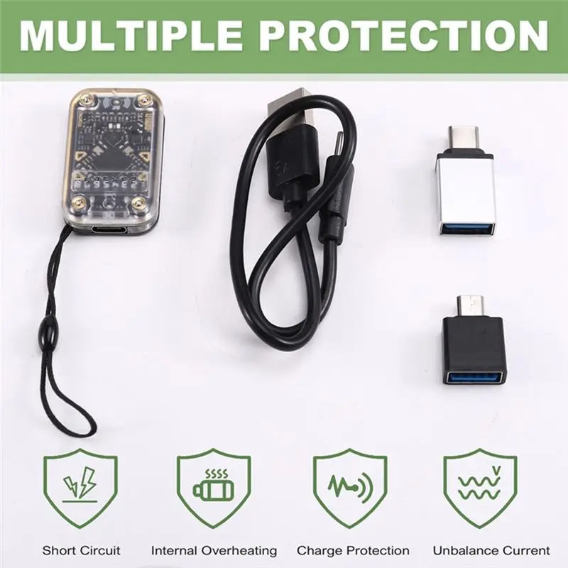 【RECOMENDAR】Duplekser NFC Chameleon V2.0 Emulator czytnika chipów RFID 125Khz 13.56Mhz Dekoder kart + 4XUID/CUID Brelok