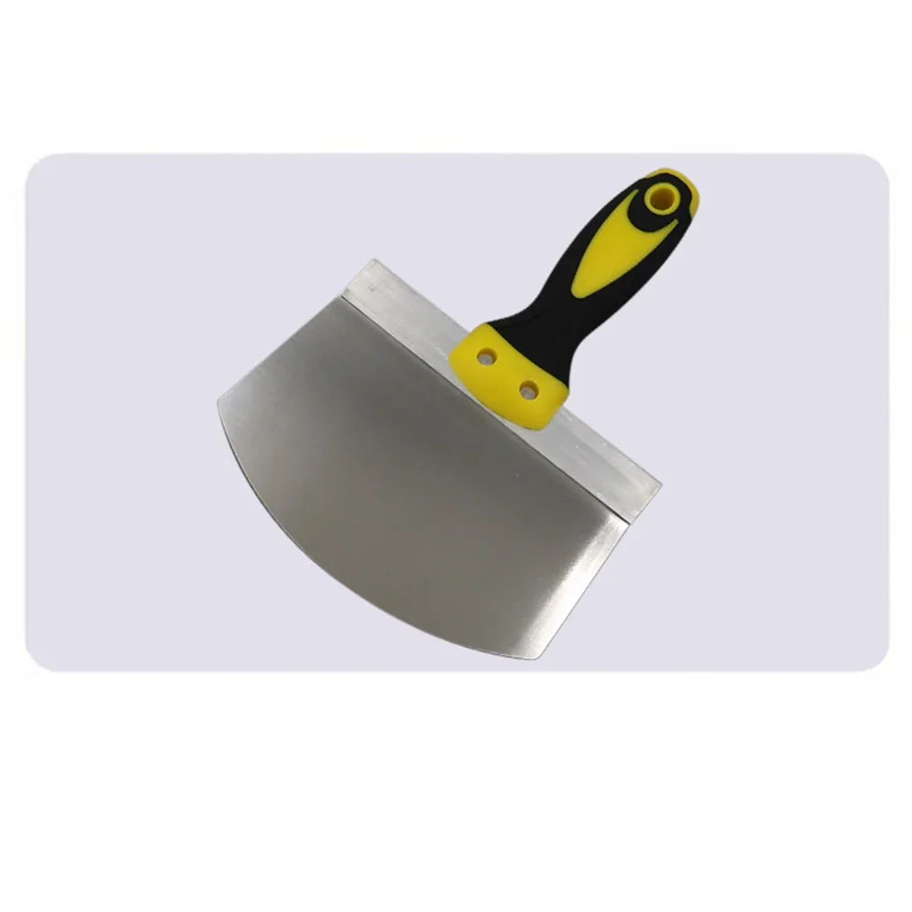 Imagem -06 - Putty Knife de Tinta de Parede Espátula de Gesso Arc Ash Shovel Feed Filling Lâmina de Raspador Espátula Ferramentas de Construção Aço Inoxidável