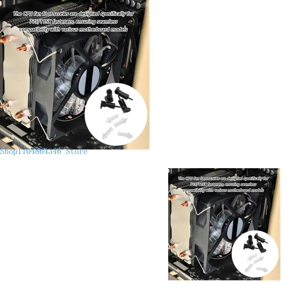 

5ASD Высокая стабильность Винты Нет инструментов пластиковые фиксаторы для 775/115x совместимость