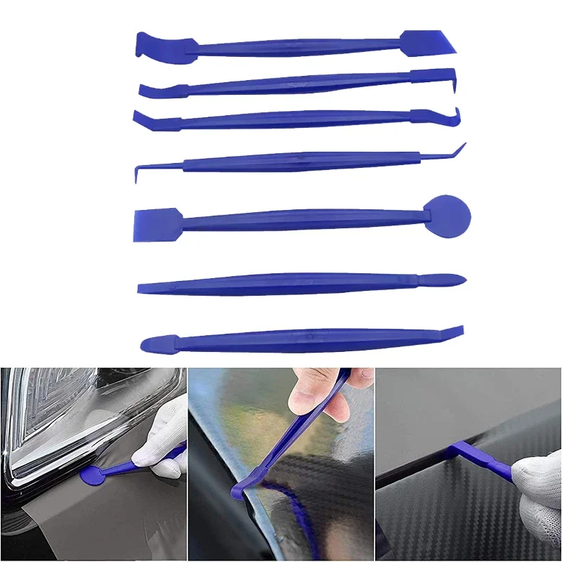 19Pcs/10Pcs Car Wrapping Vinyl Tool Kit Window Film Tint Tools Car Wrap Sticks Edge Trimming Squeegee Tinting Felt Edge Squeegee