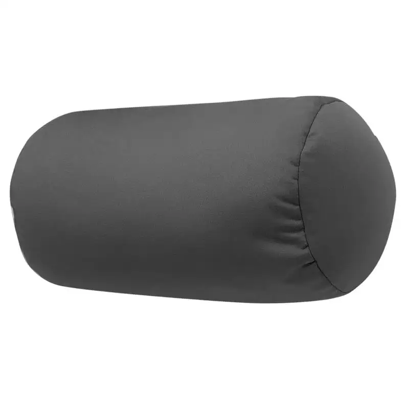 Microbead Pillow Neck & Back Support Travel Pillow Head Cervical Back Cushion Flexible Support Foam Particles Cylindrical Pillow