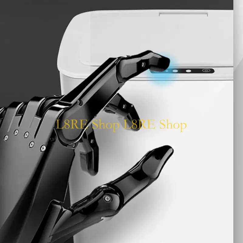 L8RE 스마트 유도 쓰레기통 자동 지능형 센서 더스 빈 전기 터치 쓰레기통 부엌 욕실 쓰레기