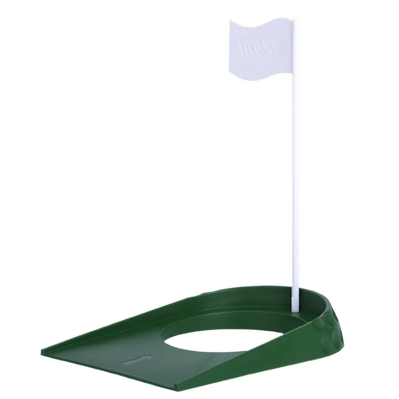 PGM Golf Hole Cup with Hole Flag ABS Portable Indoor Golf Putting Trainer Putter Green Practice Home Yard Outdoor Training Aid