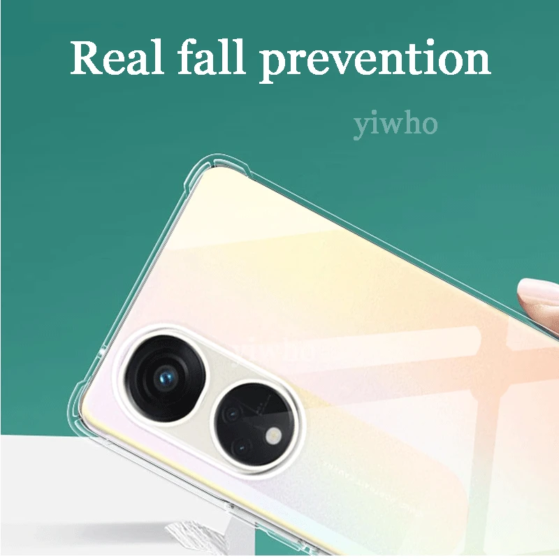 Для Oppo Reno 8T 5G Чехол Мягкий силиконовый чехол для OPPO Reno 8T 9 8 7 6 5 4 Lite Чехол для телефона Прозрачный противоударный бампер Coque