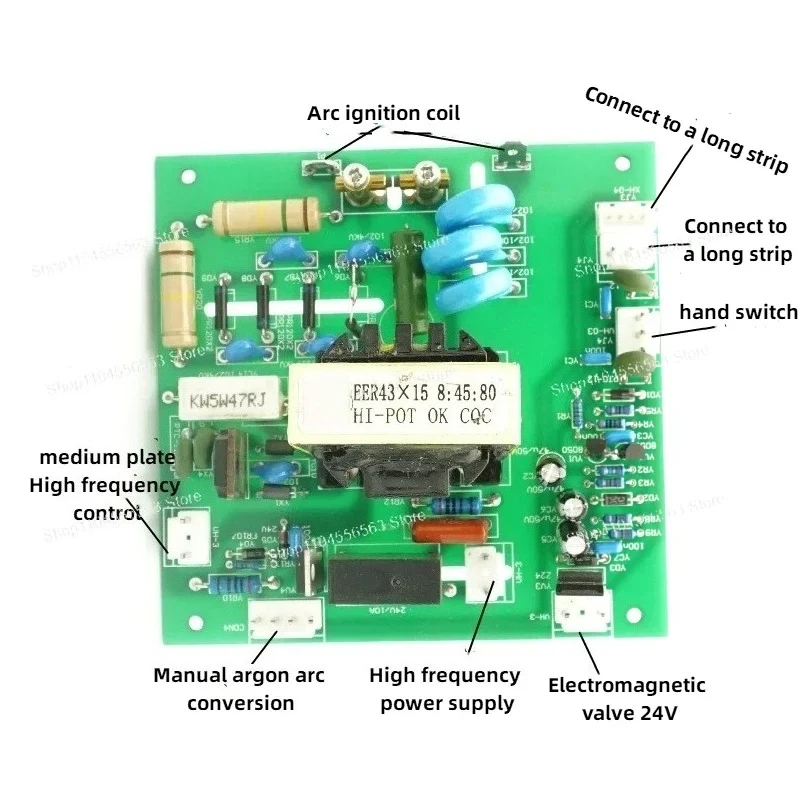 High Frequency Arc Starter Board for Inverter Welding Machine TIG WS250 315 400 Argon Arc Striking High Voltage Igniter Part