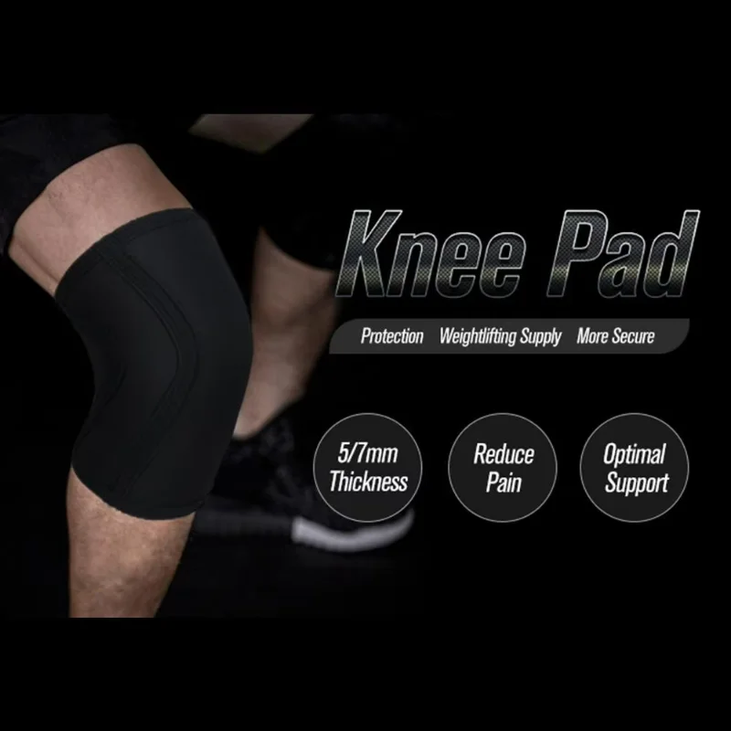 

Neoprene thick knee brace, protective knee compression sleeve, for meniscus tear, running, weightlifting, non-slip, 7mm.