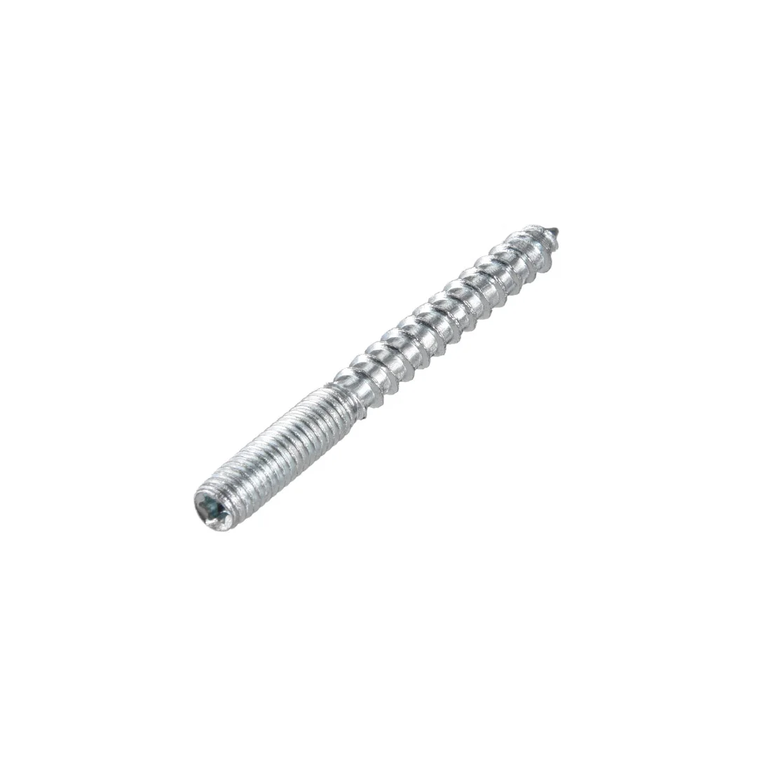 8/12Pcs Uxcell M6 M8 M10 Double Headed Hanger Bolt Bolt Self-Tapping Screw for Furniture
