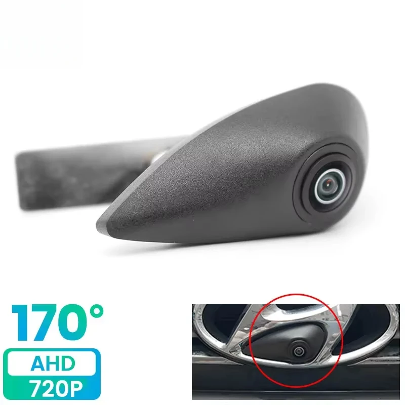 

Ownice 170 ° AHD 1080P автомобильная камера переднего вида с логотипом для Hyundai Elantra Verna Solaris Tucson IX35 Santa Fe I20 I30 I40