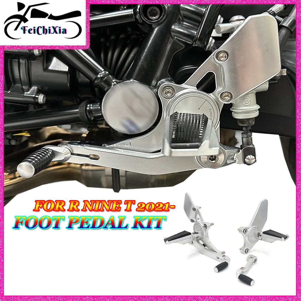 Motorcycle Front Foot Peg Pedal Bracket Footrests For BMW R NINE T R9T Rnine T RNINET 2021 2022 2023 Pedals Support Kit