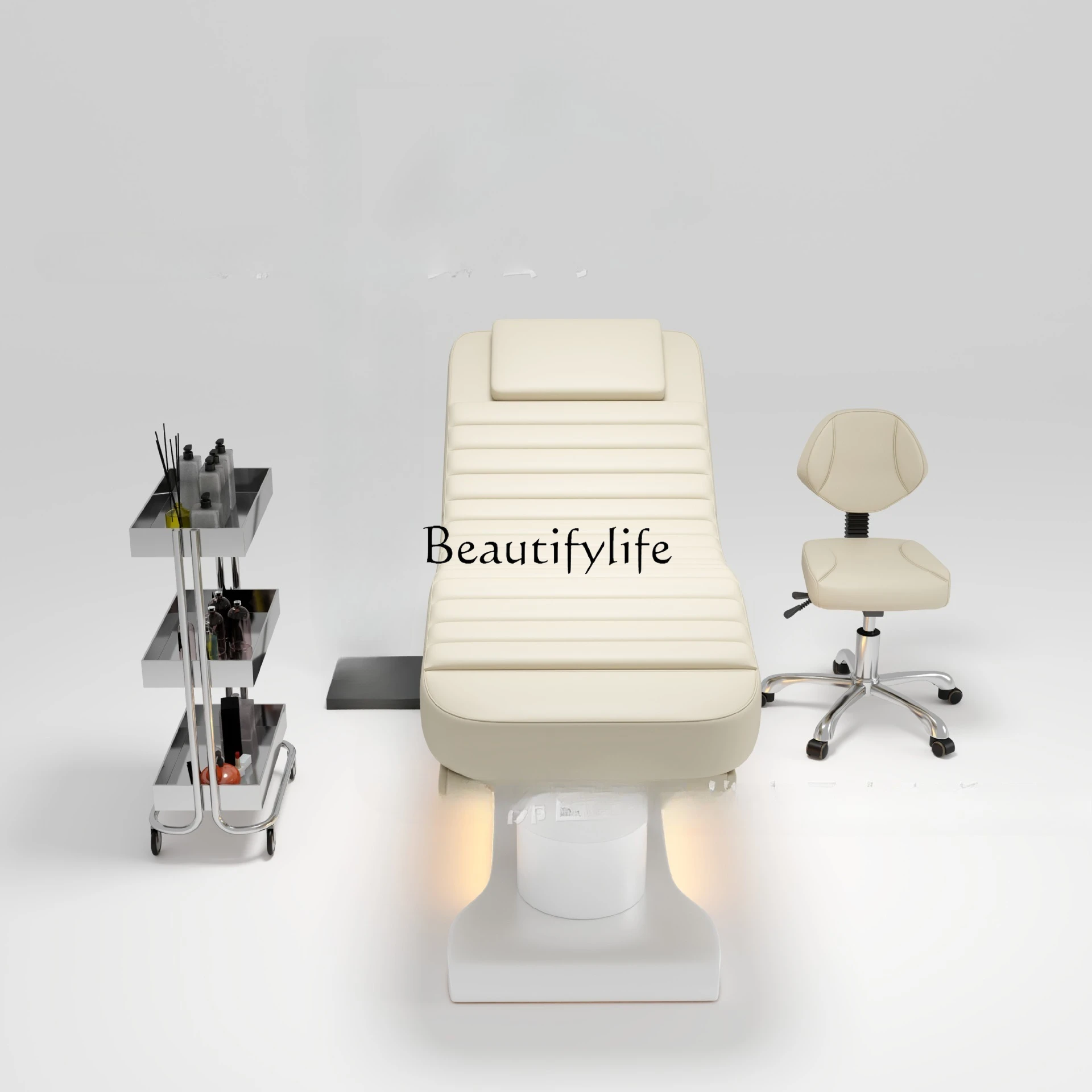 01-Electric Beauty Bed Beauty Salon Facial Management Spa Massage Thermostatic Heated Treatment Bed