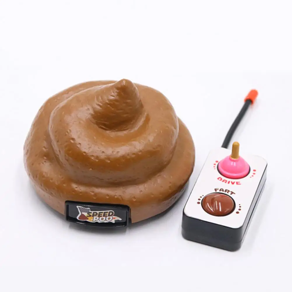 Unique Poop Toy Remote Control Prank Poop Toy Novel Gift Simulation Tricky Poop Toy