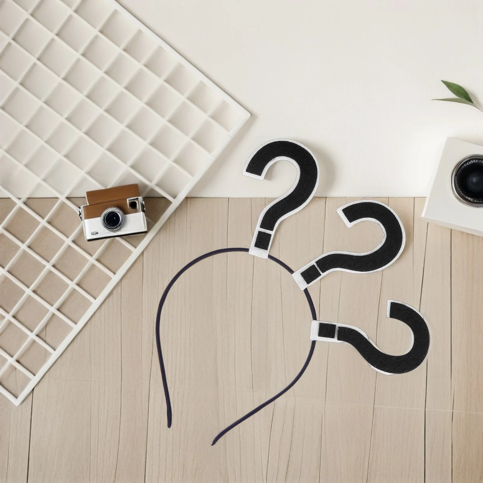 

Funny Head Hoop Women Hair Accessories Question Mark Design Birthday Party Garden Christmas Toddler Teen Adult Lightweight