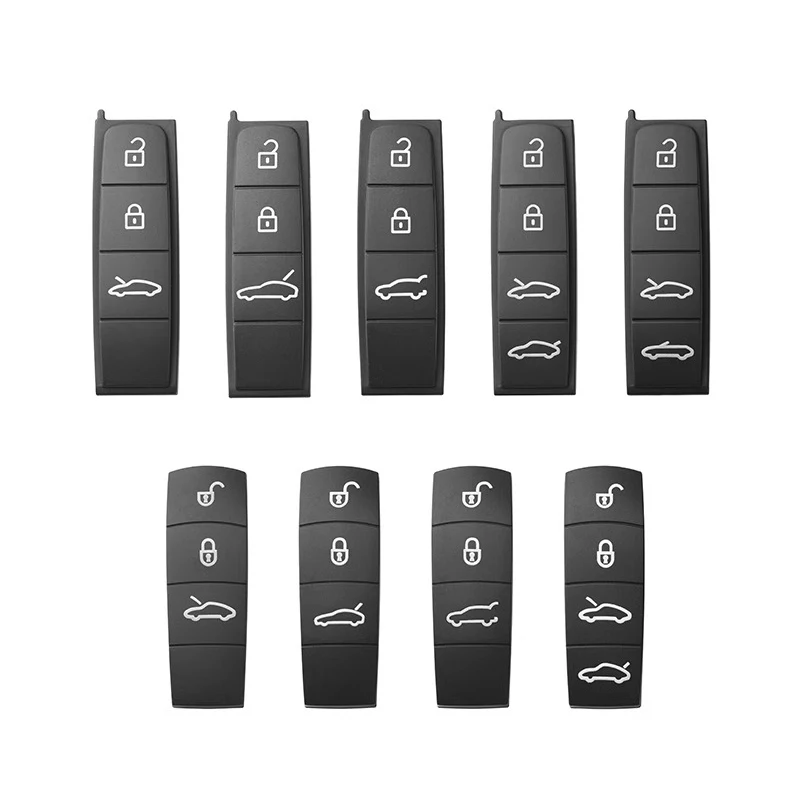 

For Porsche Panamera Cayenne Macan Taycan 718 Boxster 911 2011-2024 Car Key Case Rubber Pad Remote Control Key Button Replace