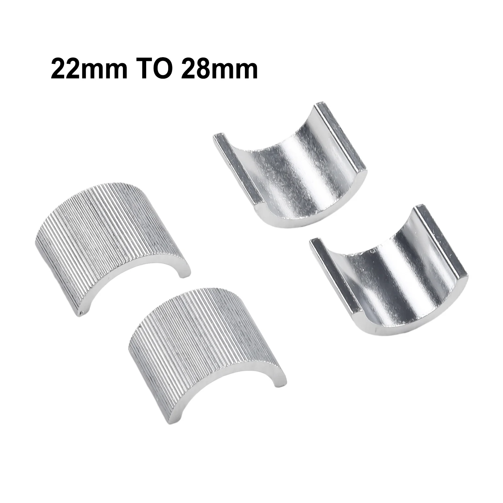 Conversion Shims Spacers Conversion Shim Mount Riser Clamp Silver Handlebar Motorcycle Accessories 22 Mm To 28mm