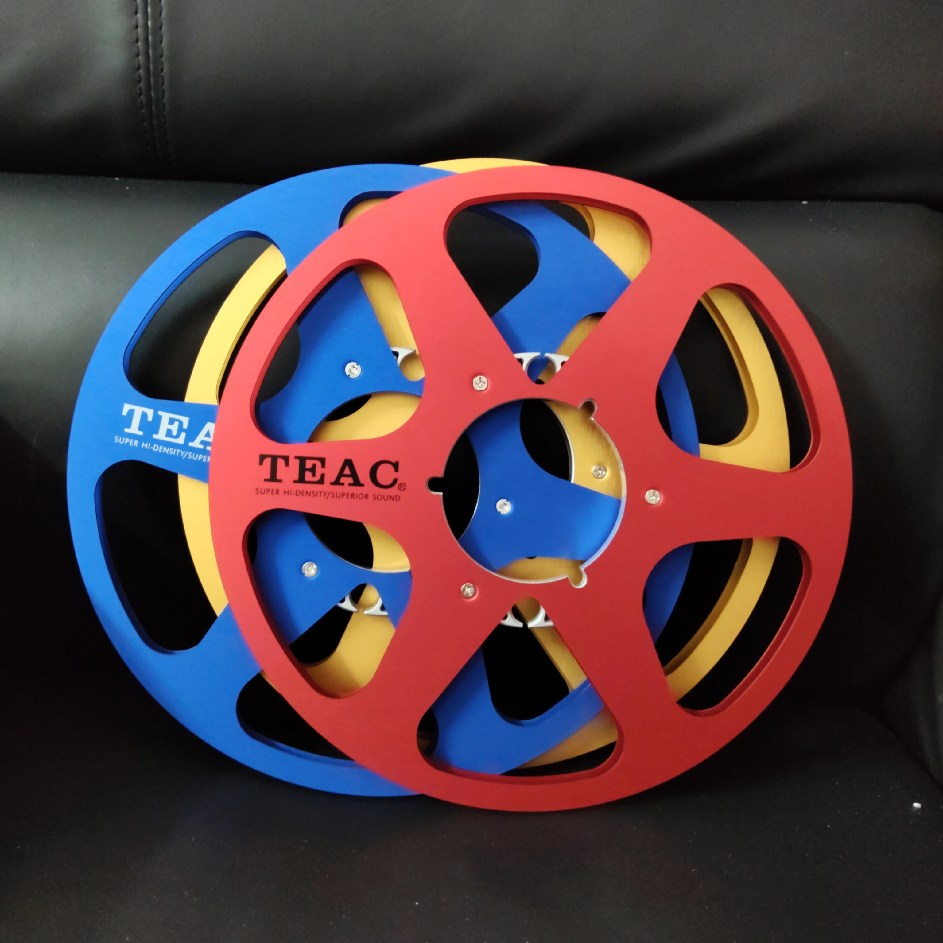 Teac-carrete abierto de 1/4 pulgadas, cinta de Audio, grabadoras de cubo Nab vacías con disco, nuevos accesorios de aluminio, 10,5