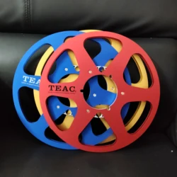 1/4 10.5 Inch Open Reel Audio Tape Empty Nab Hub Reel-To-Reel Recorders With Disk New Aluminum Accessories By teac