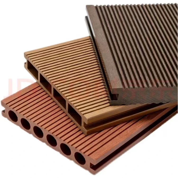 Outdoor Deck 3D Embossed Wood Grain 20mm-28mm Terrace Waterproof Wpc Floor Composite Floor