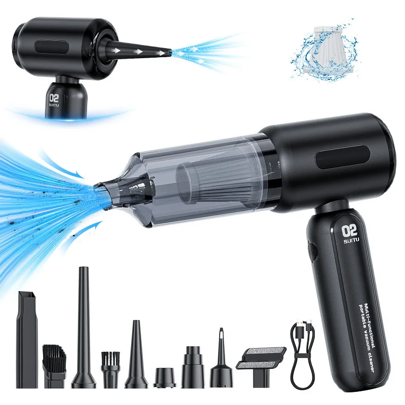 Car vacuum cleaner super strong suction car special wireless handheld portable vacuum cleaner car dual purpose
