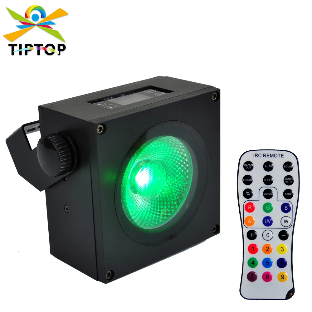 

Gigertop TP-G3031-5IN1 30W Beam Effect Battery Wireless DMX Led Par Light RGBWA / RGBW UV Professional Stage Lighting