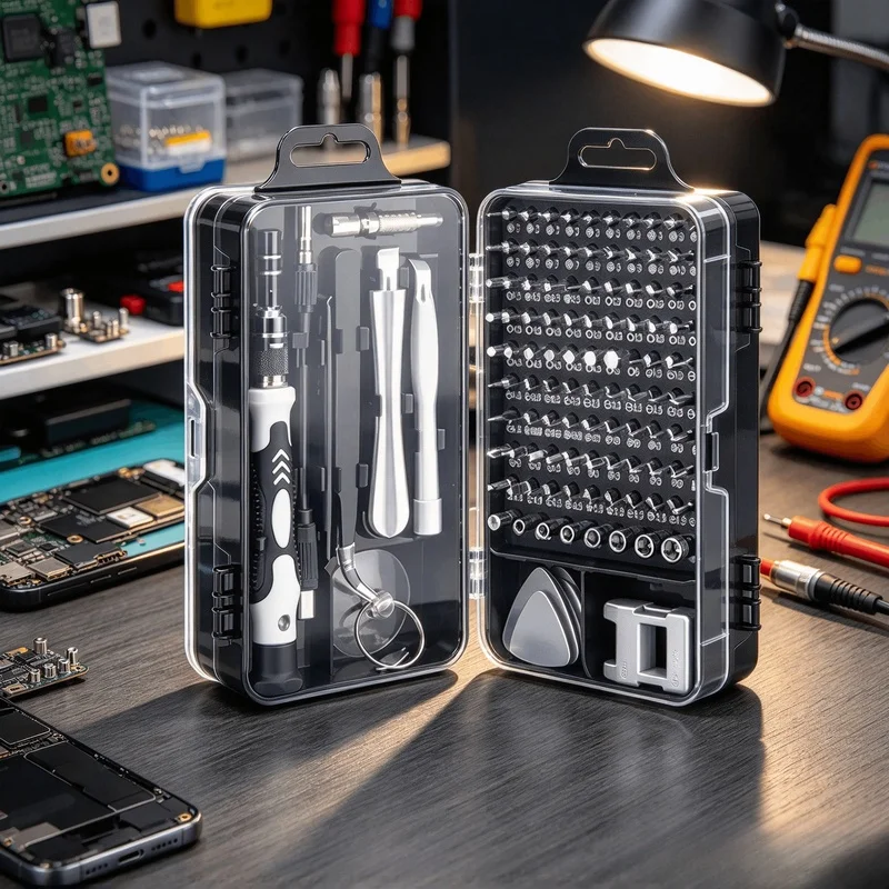 115 Pcs Professional Precision Disassembly Tool Set, Torx Screwdriver Hardware Kit for Phone Laptop Watch Electronics Repair