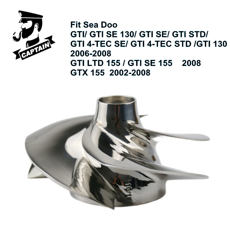 

Captain Jet Ski Impeller SR-10/18 155.5mm fit Seadoo GTI/ GTI SE 130/ GTI SE/ GTI STD/ GTI 4-TEC SE/ GTI 4-TEC STD/ GTI 130