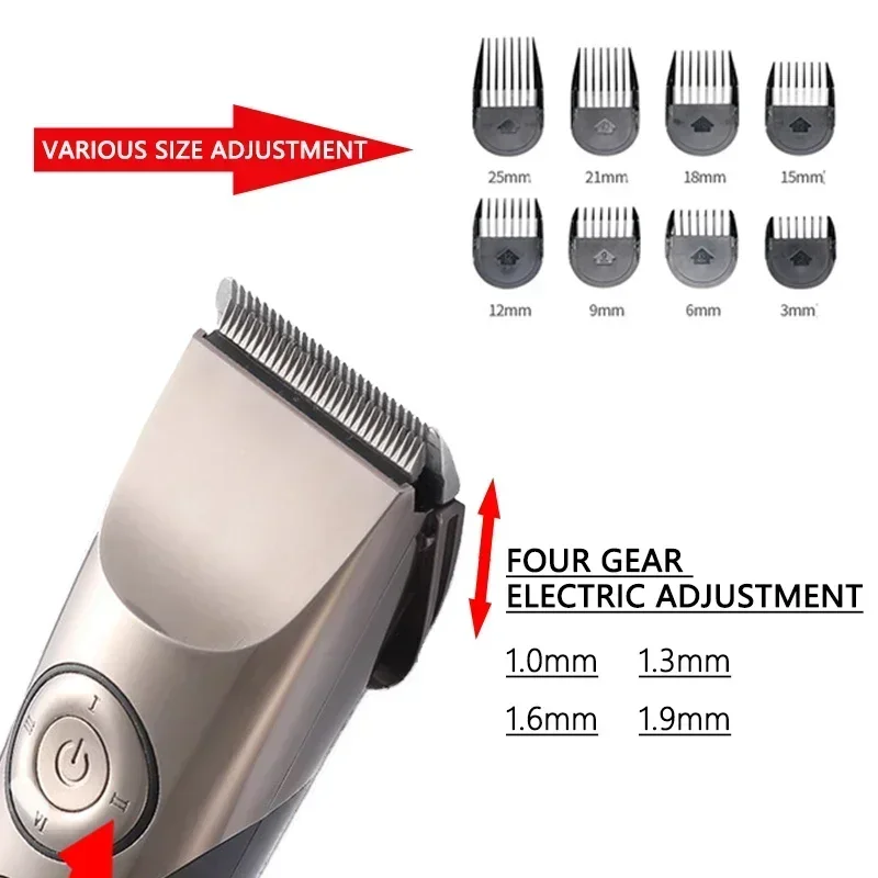 CODOS CHC 980 Professional Hair Trimmer Wireless Rechargeable Men\'s Hair Clipper with Seat Charger Barber Hair Cutting Machine